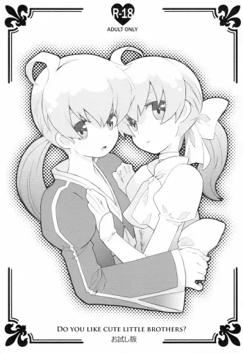 (C78) [Bakuhatsu BRS. (B.Tarou)] Kawaii Otouto-san wa Suki desu ka? Otameshiban | Do you Like Cute Little Brothers? (Final Fantasy Tactics) [English] =LWB= manga cover