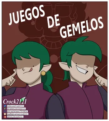 [Crock2121] Juegos de Gemelos (The Owl House) manga cover