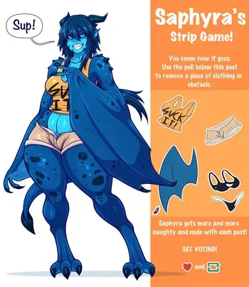 [A Pervy Dwarf (1Pervydwarf)] Saphyra’s Strip Game manga cover