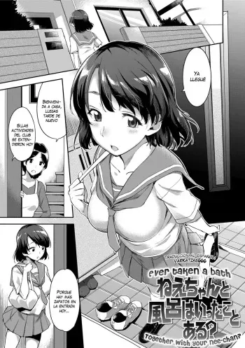 [sugarBt] Nee-chan to Furo wa Itta Koto Aru? | Ever taken a bath together with your Nee-chan? (Ai ga Nakutemo Ecchi wa Dekiru!) [Spanish] [Varkatzas666] [Decensored] [Digital] manga cover