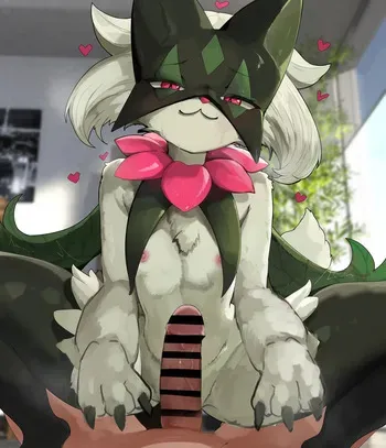 [Dikk0] Finally attacked by the Meowscarada I've raised since Nyaoha, forced into a fluffy-petting, non-consensual mating session CG collection ❤ (Pixiv Fanbox) manga cover