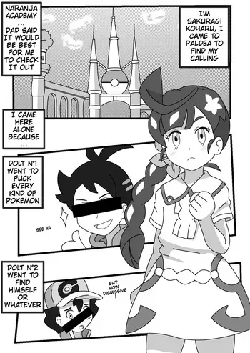 [Maoukouichi] Koharu's Funny Adventures in Paldea (Pokemon) manga cover