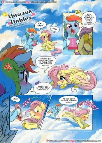 [StePandy] Double Cuddles / Abrazos Dobles (My Little Pony: Friendship Is Magic) [Spanish] [Red Fox Makkan] manga cover