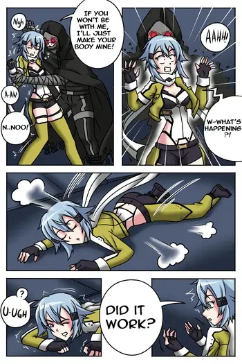[TSFSingularity (SMartDrawings)] Deathgun takes over Sinon's Avatar and IRL body! manga cover