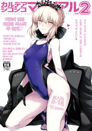 (C93) [Hokkebain! (Halcon)] Chaldea Shiko Shiko Material Vol. 2 (Fate/Grand Order) [Korean] manga cover