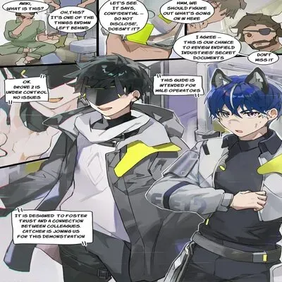 Endmin x Catcher Endfield Industries Report [Yaoi] [Doujinshi] manga cover