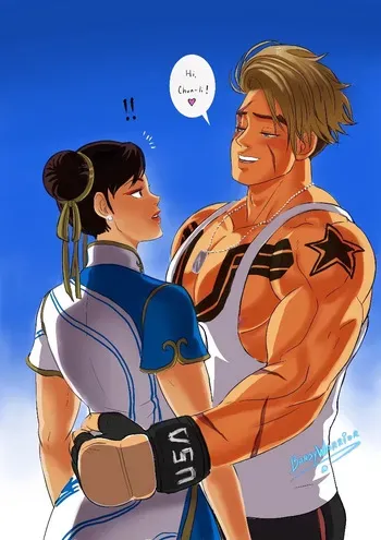 [BardyWarrior] Luke x Chun-Li (Street Fighter 6) manga cover