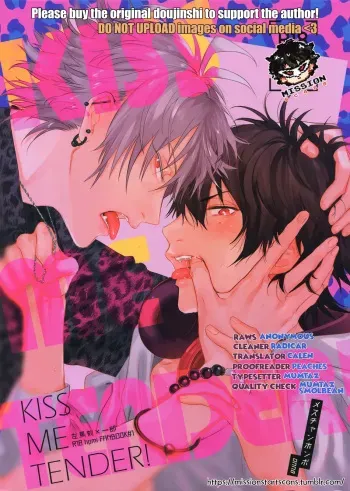 Kiss Me Tender – Hypnosis Mic dj manga cover