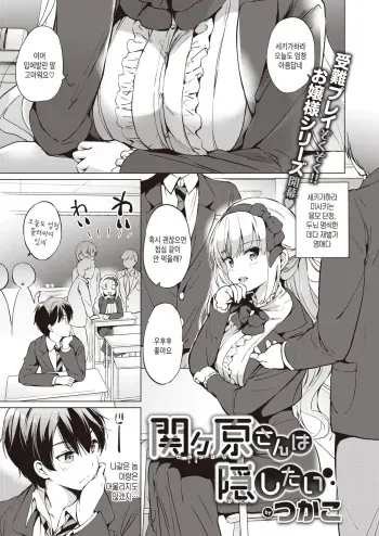 [Tsukako] Sekigahara-san wa Kakushitai | 세키가하라는 숨기고싶어 (COMIC Kairakuten BEAST 2020-01) [Korean] [Digital] manga cover