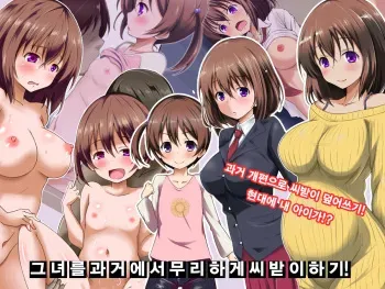 [Omocha Kaden] Kanojo o Kako de Muriyari Tanetsuke! | 그녀를 과거에서 무리하게 씨받이하기! [Korean] manga cover
