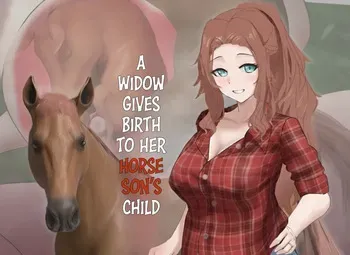 [1ドット右にずらしてください] Miboujin wa Uma Musuko no Ko o Umu | A Widow Gives Birth to Her Horse Son’s Child [English] [Kumoku] manga cover