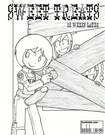 [Garabatoz] Sweet Treats #2 - 28 Weeks Later (Foster's Home for Imaginary Friends) [Black and White] manga cover
