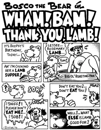 [Dexter Cockburn] Bosco the Bear: Wham! Bam! Thank You, Lamb! manga cover