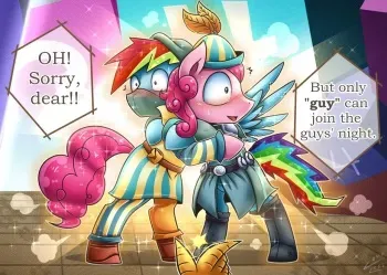 [Vavacung] Guys Night (My Little Pony: Friendship is Magic) manga cover