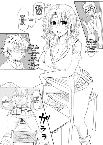 Saruyama and Momioka manga cover