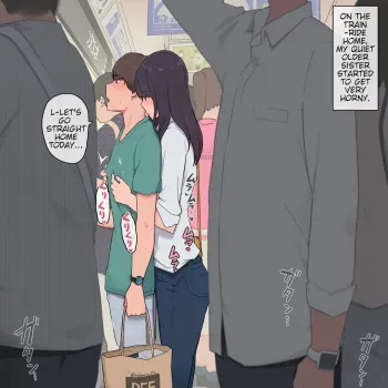 Quiet Older Sister That's Conscious of Her Younger Brother as the Opposite Sex manga cover