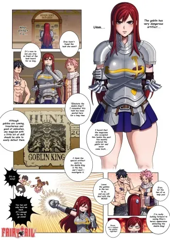 Erza Scarlet manga cover