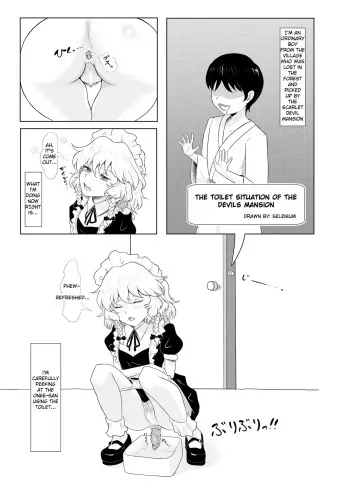 [HORIC WORKS Shuppan Jigyoubu Shiodome project (Selenium)] Akuma no Yakata no Omaru Jijou | The Toilet situation of the Devils Mansion (Touhou Scatology Goudoushi "Benjo!!!!!!!!") (Touhou Project) [English] [RogueRosemary] [Digital] manga cover