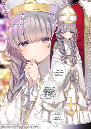 [Mankai Kaika] Loli Seijo-sama to Yoru no Gohoushi [English] [Hoshi Scans] [Decensored] manga cover