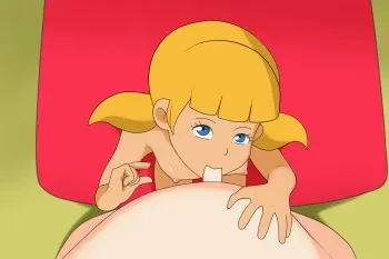 Penny x Fat Man with small cock - Penny after school makes Money (Inspector Gadget) manga cover