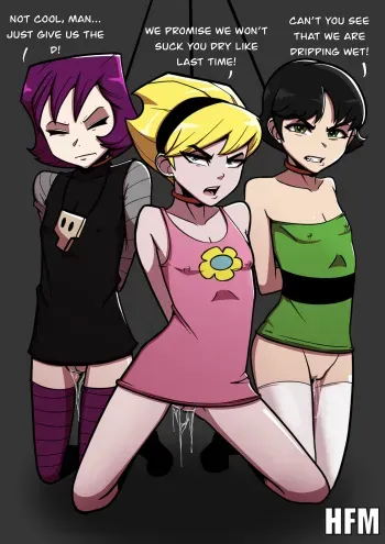 [TreatArtStudios (HFM)] Gaz, Mandy and Buttercup (Invader Zim/Billy & Mandy/Powerpuff Girls) manga cover