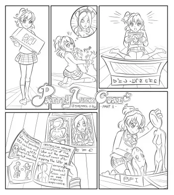 【Sagabel】Pretty Latex Cure manga cover