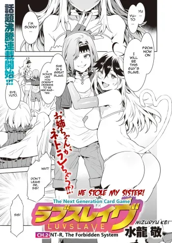 Mizuryu Kei LUVSLAVE 2 English manga cover