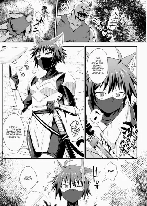 Kitty Ninja in a World of Chastity Reversal manga cover