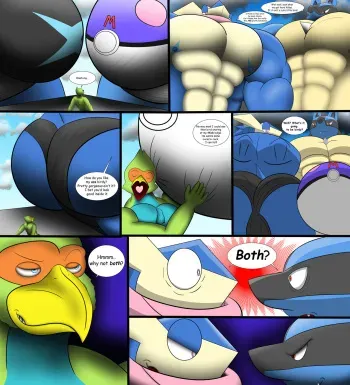 [muscleartguy] Birdie In The Holes (Pokemon) manga cover