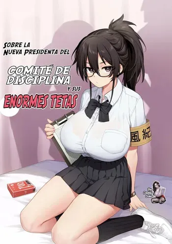 [TRY] Atarashii Fuuki Iinchou wa Kyonyuu Sugiru Ken | Sobre La Nueva Presidenta Del Comité De Disciplina Y Sus Enormes Tetas [Spanish] [BigDaddy Scan] [Sin Censura] [Digital] manga cover