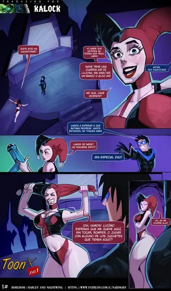 [Boredom] Harley X Nightwing (Batman) manga cover