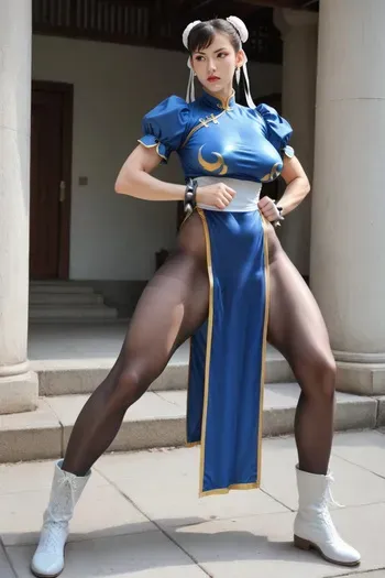 [Booba-69]#60 Chun-Li (150P) [AI Generated] manga cover