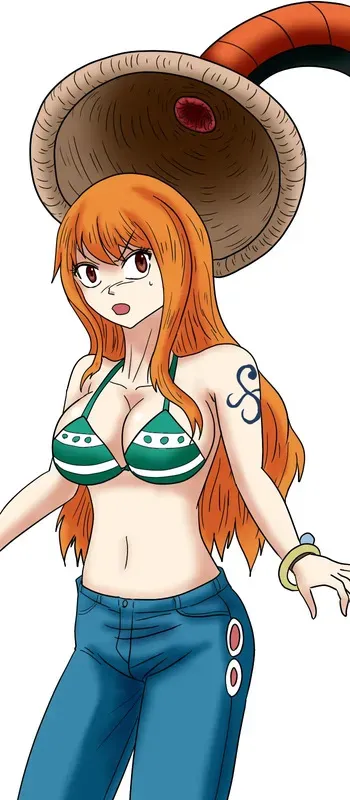 [第３の狂森] 吸収されるナミさん manga cover