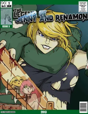 [Yawg] The Legend Of Jenny And Renamon 3 (Bucky O'Hare, Digimon, Star Fox) manga cover