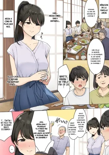 [Wakamatsu] Shinseki no Onee-san ni Fudeoroshi Shitemorau Ohanashi [French] manga cover