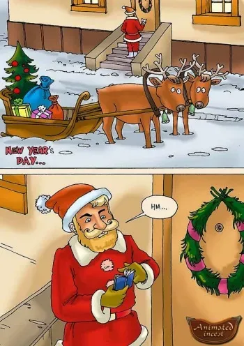Animated Incest - Fuck me Santa (English) manga cover