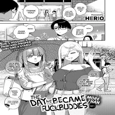 The Day We Became More Than Fuckbuddies [Original] manga cover