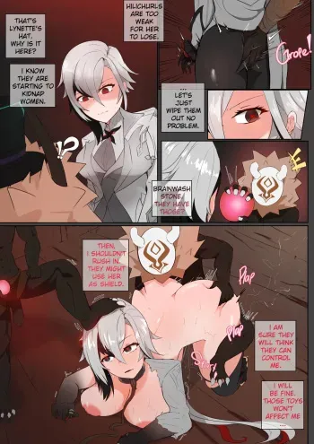 There's no way a harbinger become Hilichurl's sex slave, right? manga cover
