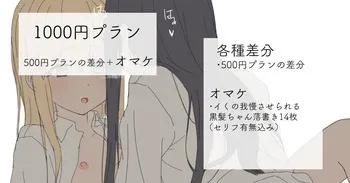 [Lemon Tea] 2022-12-26 [1000 En Puran] Shiensha-sama Gentei Irasuto • Futomomo Suritsuke Onanii Suru Kurokami-chan + Omake [English] [Project Valvrein] manga cover