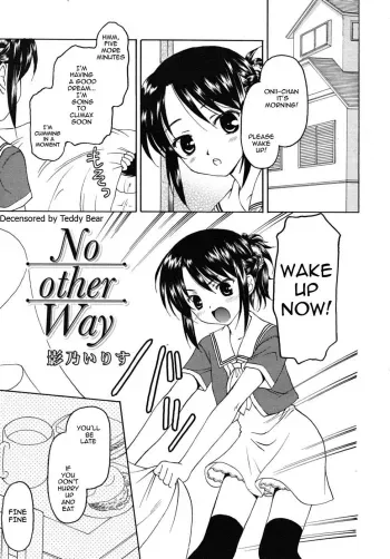 No other Way manga cover