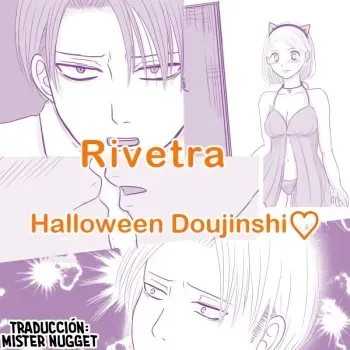 [(mao)] Rivetra Doujinshi ♡Happy Halloween♡ (Shingeki no Kyojin) [Spanish] [Mr. Nugget] manga cover