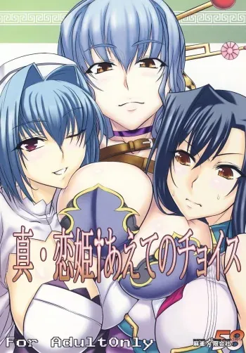 [Mahjong Yugen Co. Ltd 58 (Tabigarasu)] Shin Koihime † Aeteno Choice (Shin Koihime Musou) [English] [Tigoris Translates] [Digital] manga cover