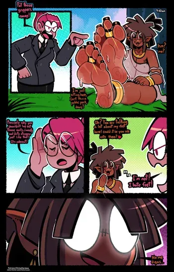 [Thehornyzen] Vanessa and the FOOT BEAST! manga cover