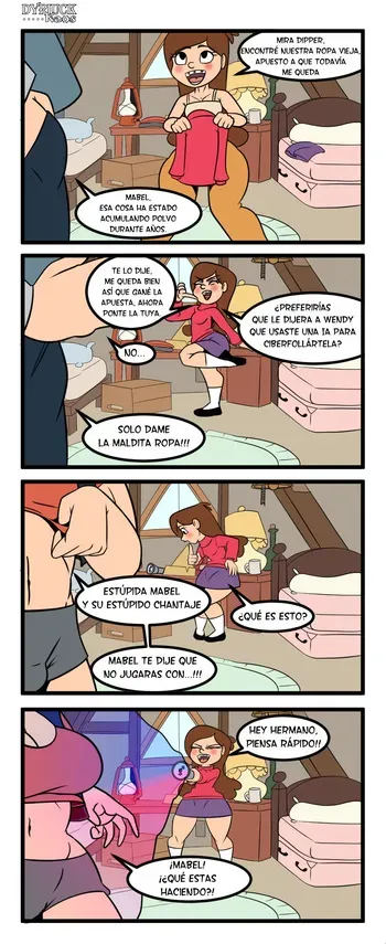 [DyriuckKaos] Dipper R63 (Gravity Falls) (Spanish) manga cover