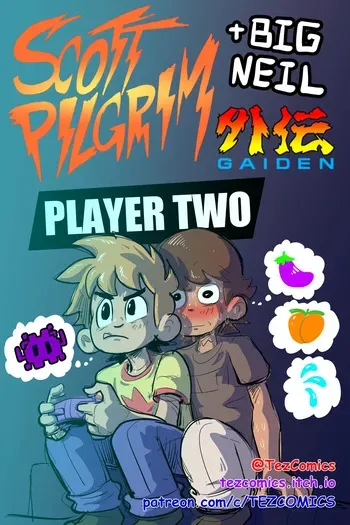 [TEZ] Scott Pilgrim + Big Neil GAIDEN Player Two manga cover