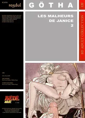 [Bédé Adult 120] Erich von Götha [= Robin Ray] - Les Malheurs de Janice #2 manga cover
