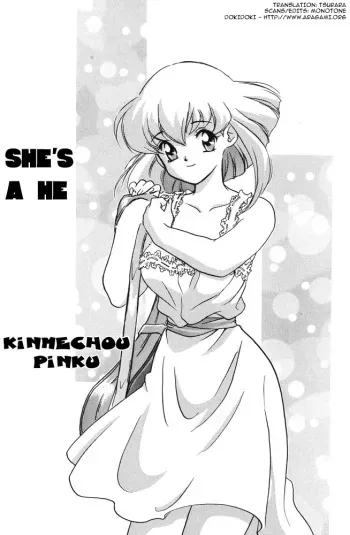 [Kinmechou Pinku] She's a He [English] manga cover