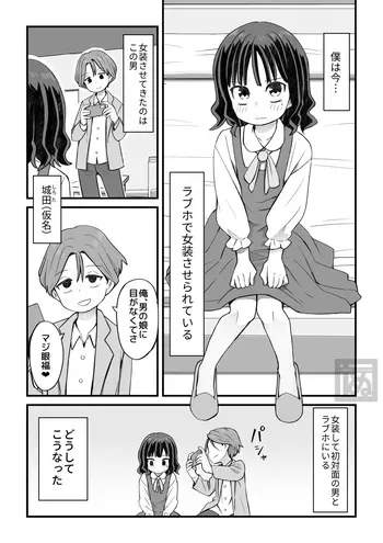 [田中ぬぬ] 女装して支援してもらう男の子の話 manga cover