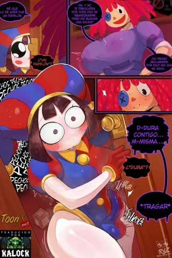 [RyzRyz] Pomni and Ragatha's Anti Abstraction methods (The Amazing Digital Circus) (Spanish) [kalock & ToonX] manga cover