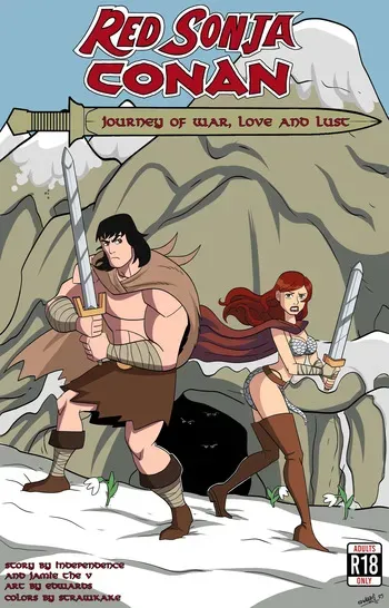 [Ruin County] Red Sonja & Conan: Journey of War, Love and Lust manga cover